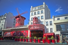 Moulin Rouge cabaret in Paris, France