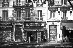 Street life in Paris, France