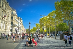 The Avenue des Champs-Élysées, Paris, France