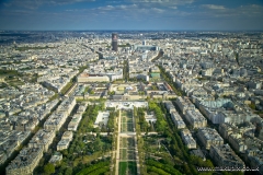 Aerial view of Paris skyline