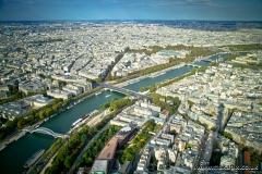 Aerial view of Paris skyline