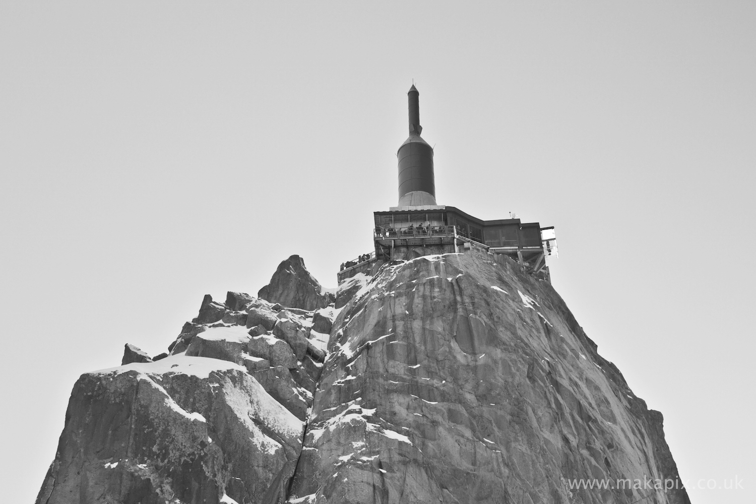 The Alps in b&w