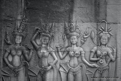 Angkor in black and white