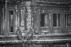 Angkor in black and white
