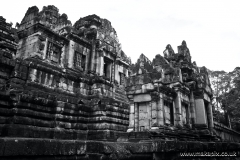 Angkor in black and white