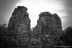 Angkor in black and white