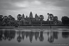 Angkor Wat in black and white