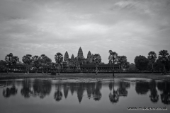 Angkor Wat in black and white