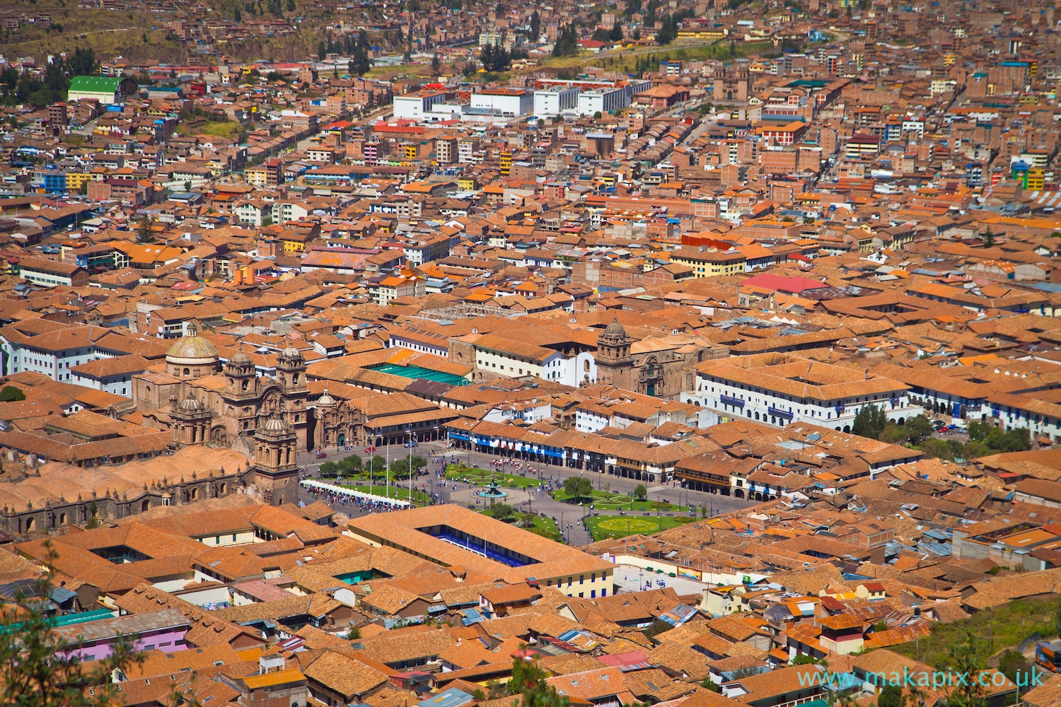 Cusco from above, Peru