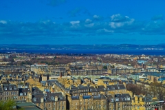 Aerial view of Edinburgh, Scotland
