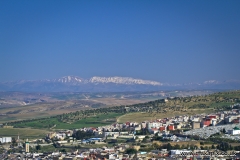 Landscape view of the medina from the Marinid Tombs, Fes, Morocco