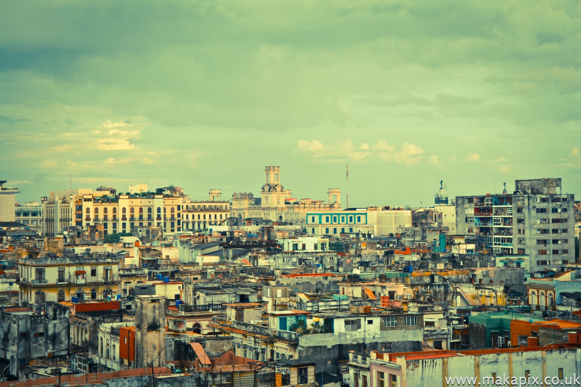 sunset in Havana