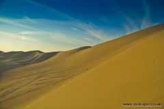 Huacachina, Peru, desert oasis and tiny village near the city of Ica