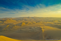 Huacachina, Peru, desert oasis and tiny village near the city of Ica