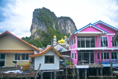 Ko Panyi, a fishing village in Phang Nga Province, Thailand