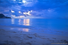 Sunset at Beau Vallon Beach, Mahe Island, Seychelles