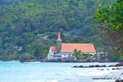 Catholic church in Anse Royale,  Mahe Island, Seychelles