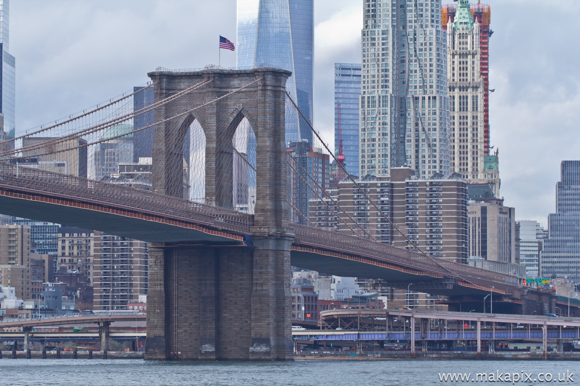 New York City-Brooklyn Bridge