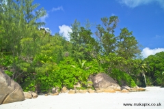 Anse Georgette beach, Praslin island, Seychelles