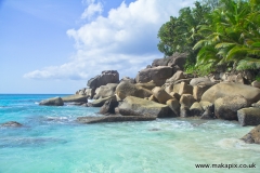 Anse Georgette beach, Praslin island, Seychelles