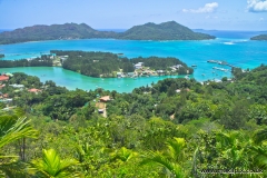 Landscape view, Praslin island, Seychelles