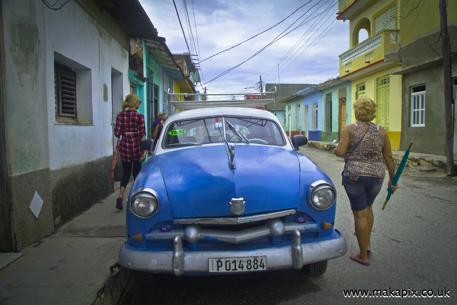 Classic Ford car, Trinidad, Sancti Spíritus, Cuba