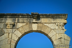 Volubilis is a partly excavated Berber city in Morocco