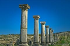 Volubilis is a partly excavated Berber city in Morocco